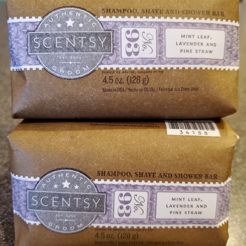 *NEW* SCENTSY SHAMPOO, SHAVE & SHOWER BAR * No. 93